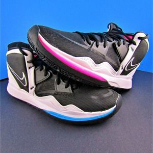 Men's Size 10 - NIKE Kyrie Infinity South Beach Black Pink Teal Shoes CZ0204-003